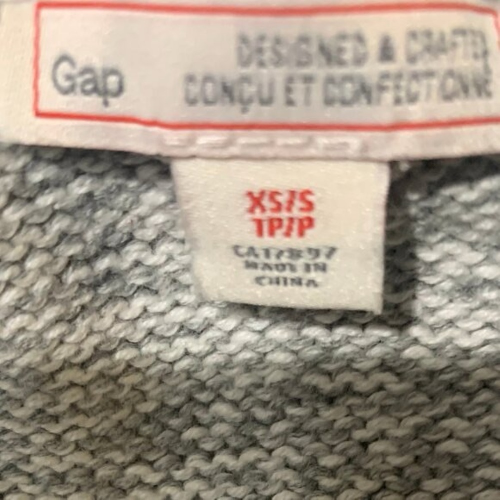 NEW GAP OPEN FRONT KNIT COTTON SWEATER CARDIGANS SIZE XSS - Picture 7 of 7